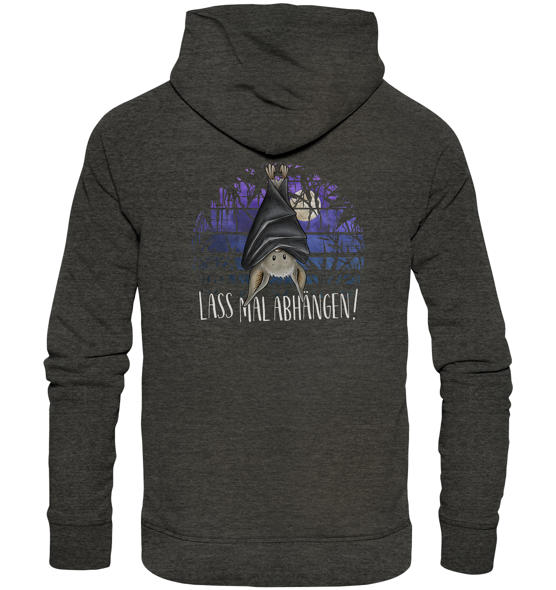 Lass mal abhängen Fledermaus - Organic Hoodie