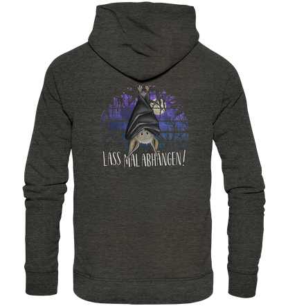 Lass mal abhängen Fledermaus - Organic Hoodie