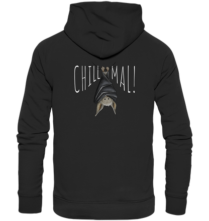 Chill Mal gemütliche Fledermaus - Organic Hoodie