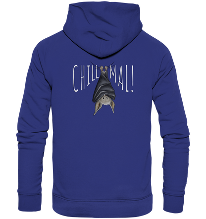 Chill Mal gemütliche Fledermaus - Organic Hoodie