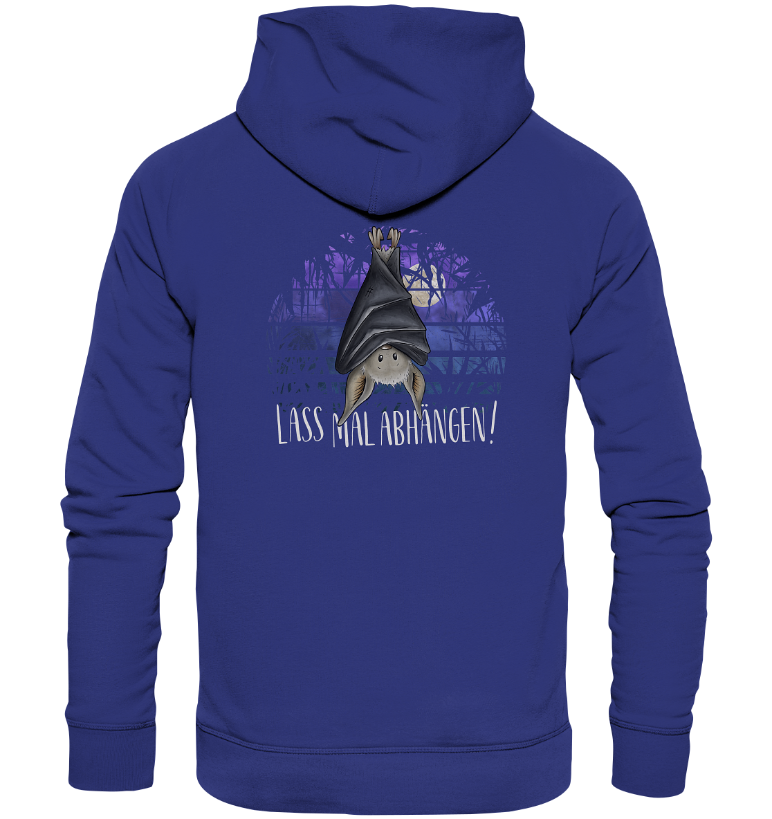 Lass mal abhängen Fledermaus - Organic Hoodie