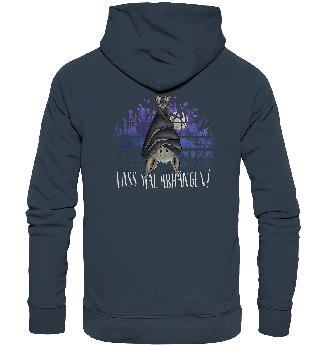 Lass mal abhängen Fledermaus - Organic Hoodie