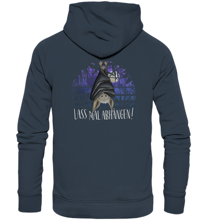 Lass mal abhängen Fledermaus - Organic Hoodie