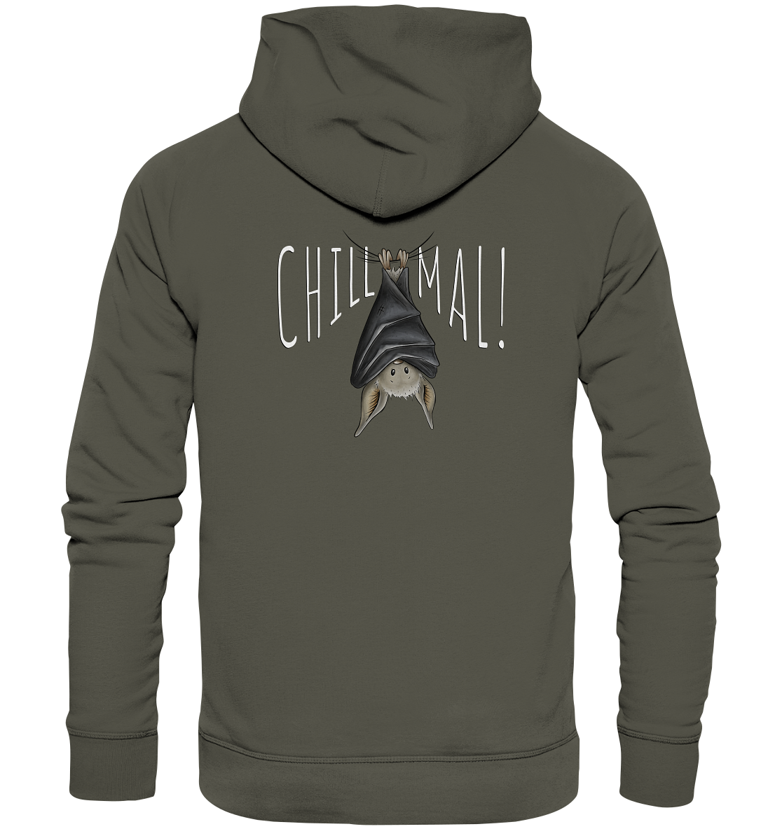 Chill Mal gemütliche Fledermaus - Organic Hoodie