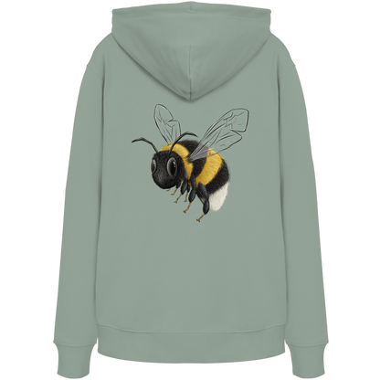 Kleine brummige Hummel Illustration - Organic Hoodie