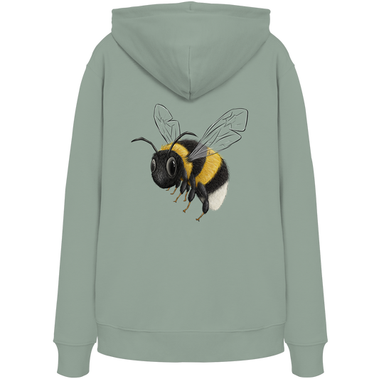 Kleine brummige Hummel Illustration - Organic Hoodie