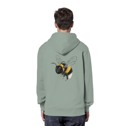 Kleine brummige Hummel Illustration - Organic Hoodie