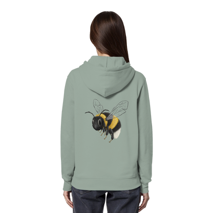 Kleine brummige Hummel Illustration - Organic Hoodie