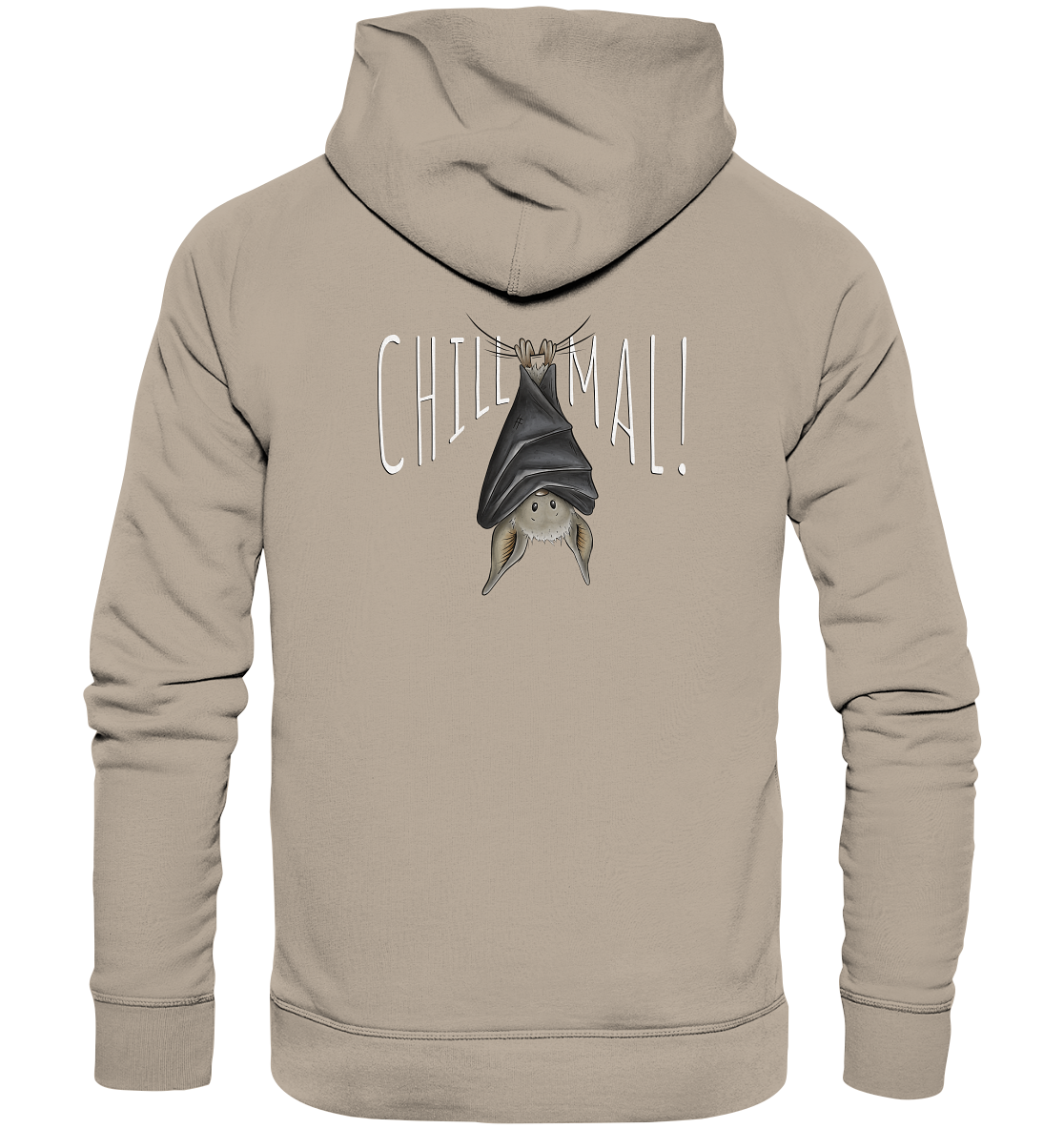 Chill Mal gemütliche Fledermaus - Organic Hoodie