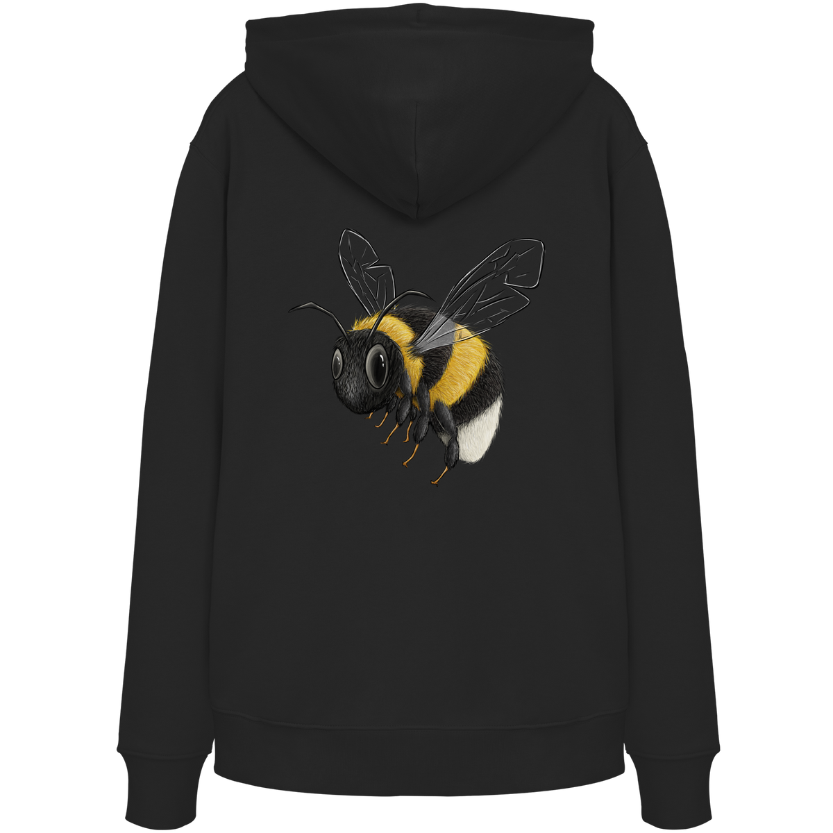 Kleine brummige Hummel Illustration - Organic Hoodie