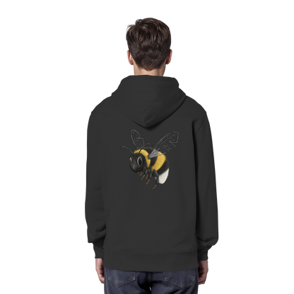 Kleine brummige Hummel Illustration - Organic Hoodie