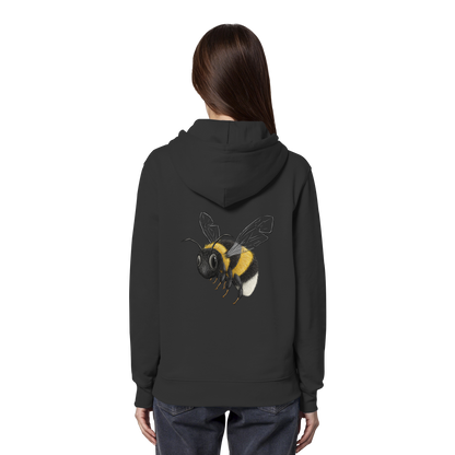 Kleine brummige Hummel Illustration - Organic Hoodie