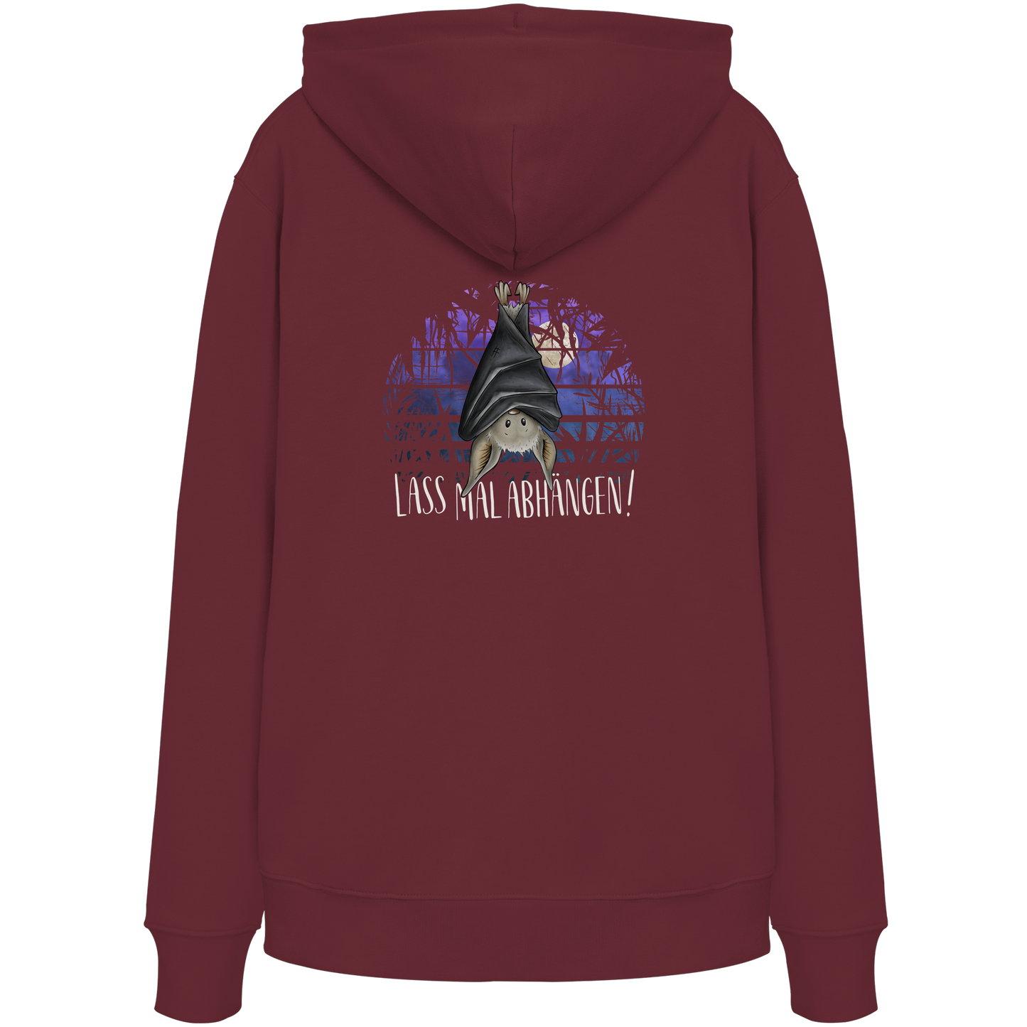 Lass mal abhängen Fledermaus - Organic Hoodie