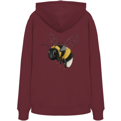 Kleine brummige Hummel Illustration - Organic Hoodie