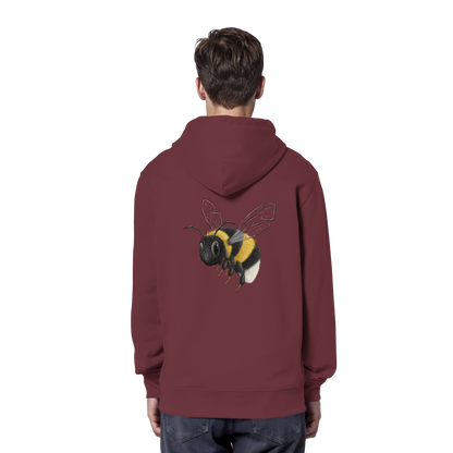 Kleine brummige Hummel Illustration - Organic Hoodie