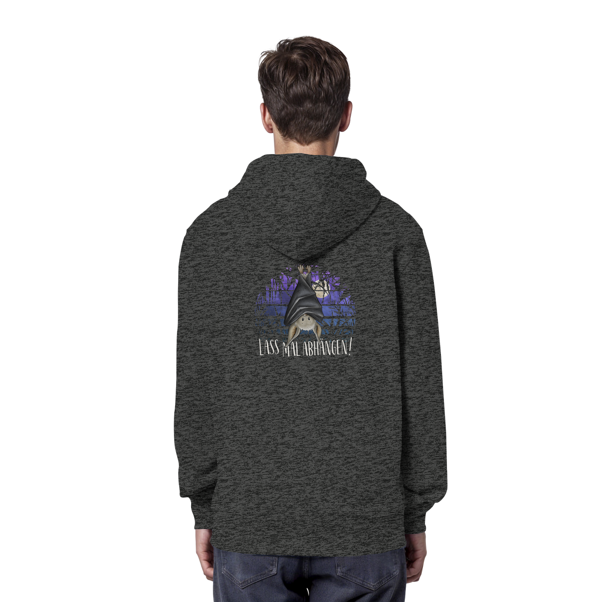 Lass mal abhängen Fledermaus - Organic Hoodie