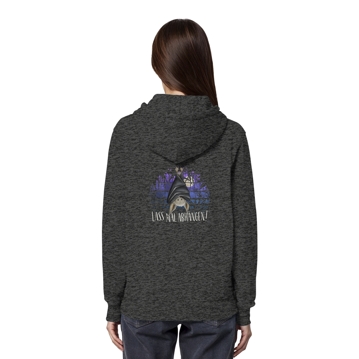 Lass mal abhängen Fledermaus - Organic Hoodie