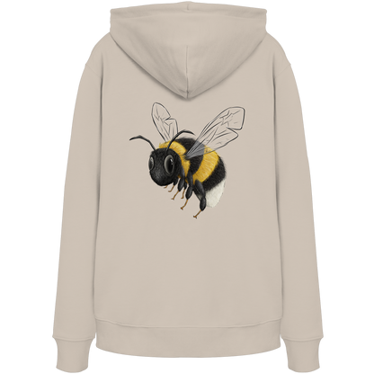 Kleine brummige Hummel Illustration - Organic Hoodie