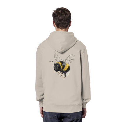 Kleine brummige Hummel Illustration - Organic Hoodie