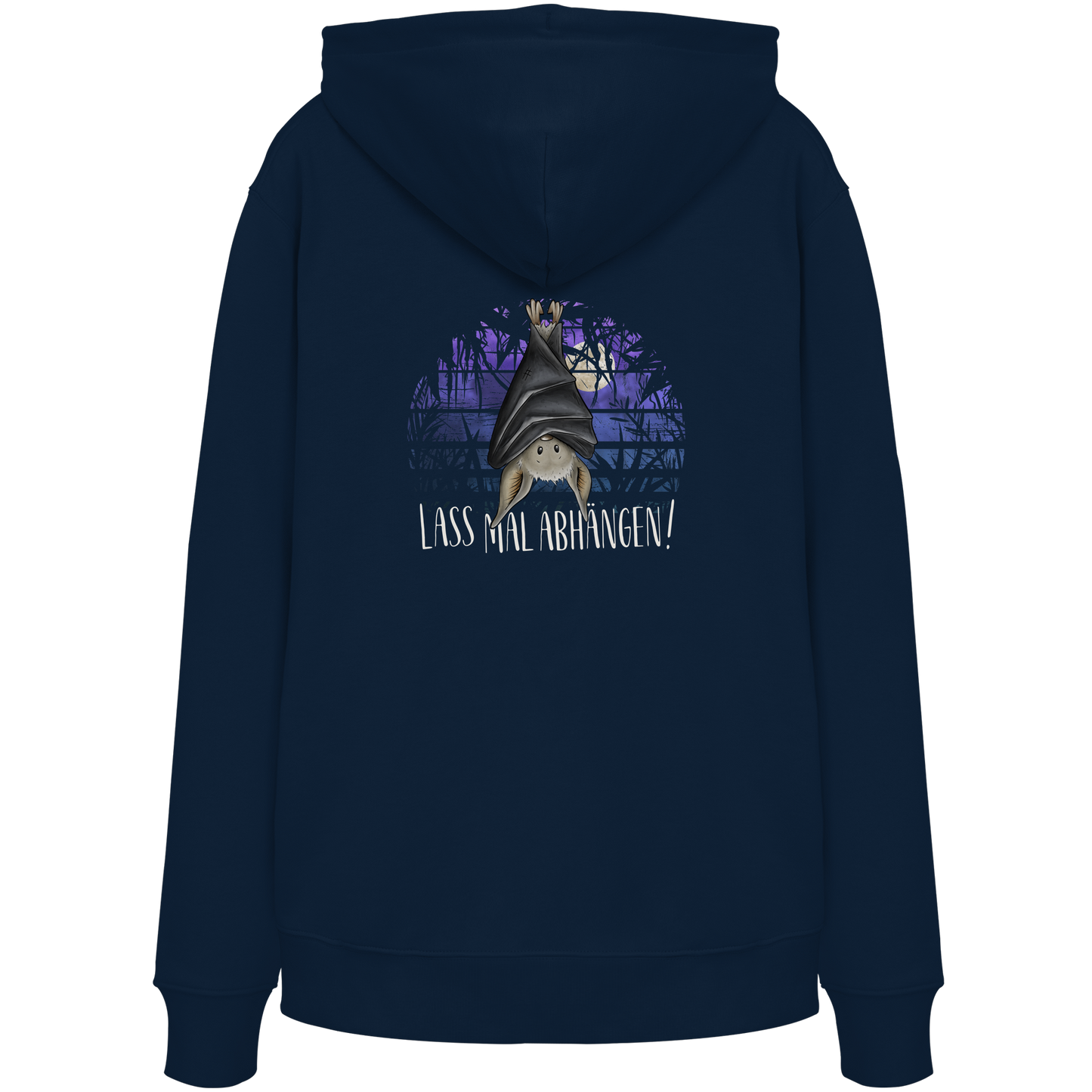 Lass mal abhängen Fledermaus - Organic Hoodie