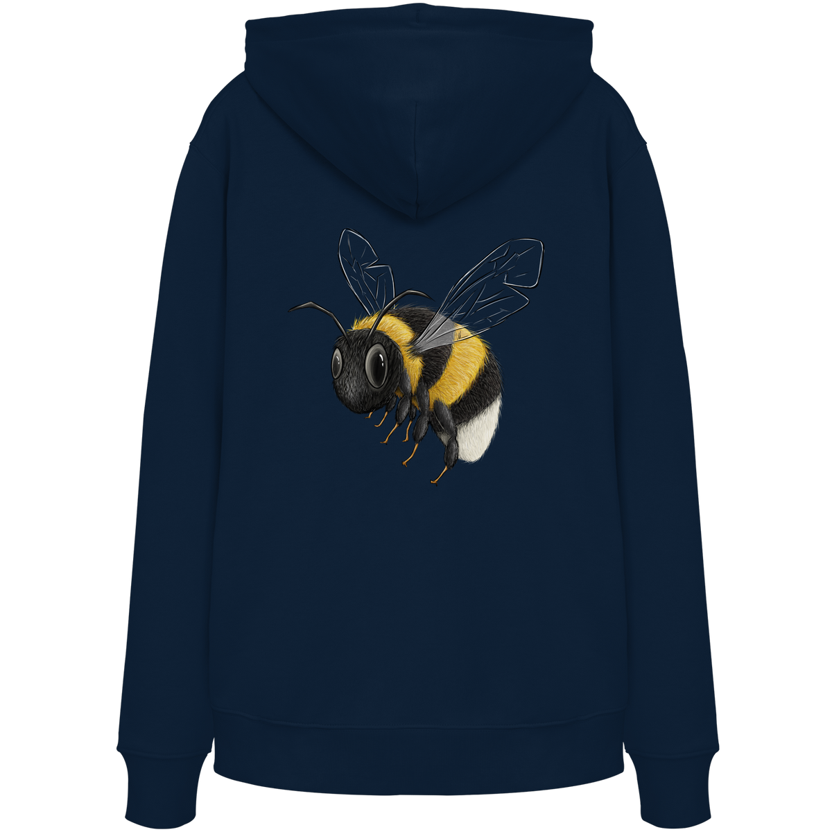 Kleine brummige Hummel Illustration - Organic Hoodie