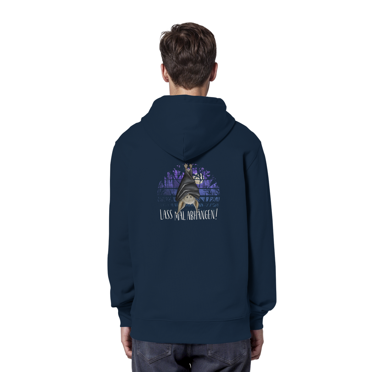 Lass mal abhängen Fledermaus - Organic Hoodie