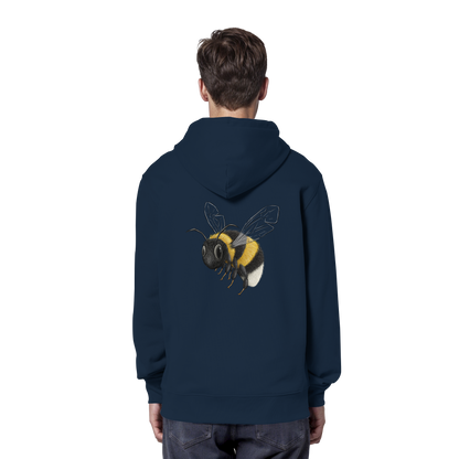 Kleine brummige Hummel Illustration - Organic Hoodie