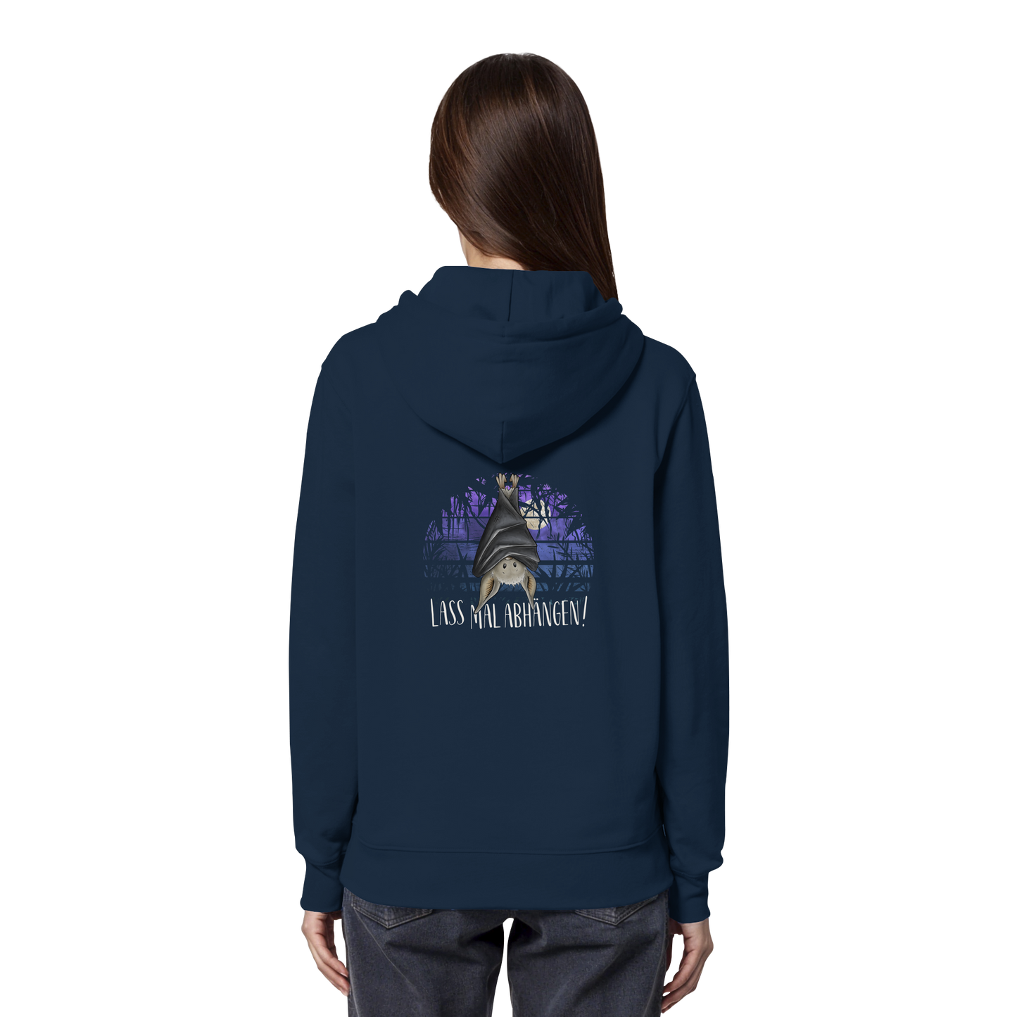 Lass mal abhängen Fledermaus - Organic Hoodie