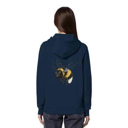 Kleine brummige Hummel Illustration - Organic Hoodie