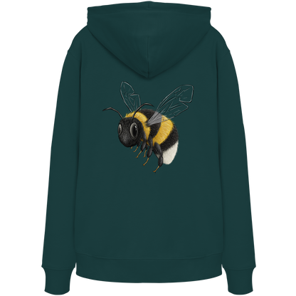 Kleine brummige Hummel Illustration - Organic Hoodie