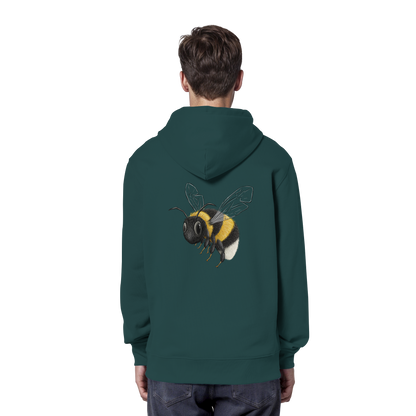 Kleine brummige Hummel Illustration - Organic Hoodie