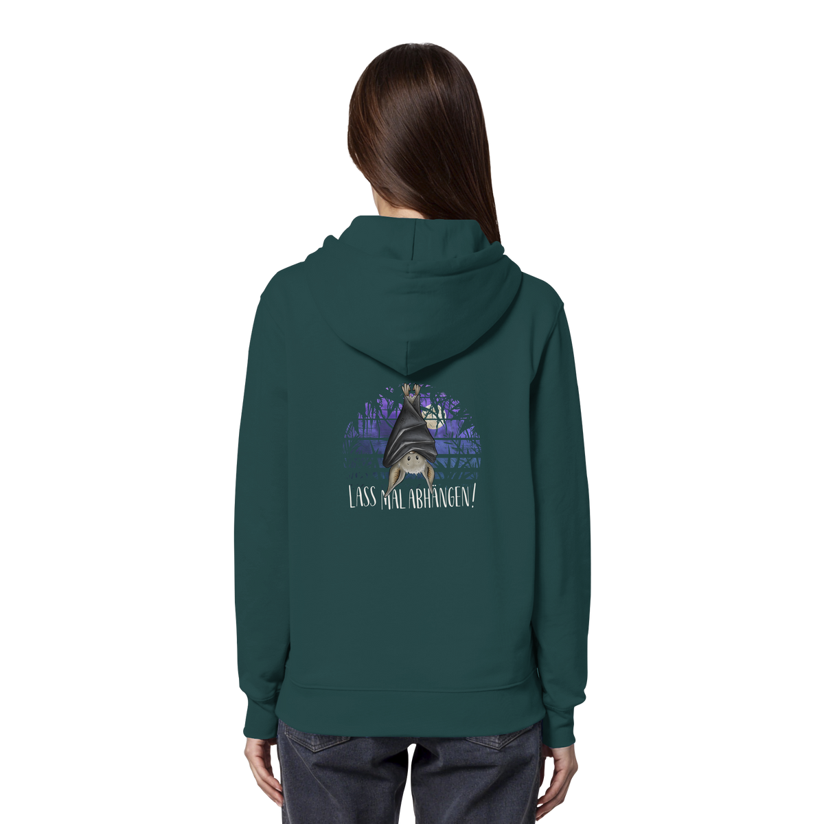Lass mal abhängen Fledermaus - Organic Hoodie