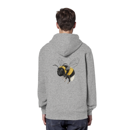 Kleine brummige Hummel Illustration - Organic Hoodie
