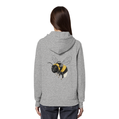 Kleine brummige Hummel Illustration - Organic Hoodie