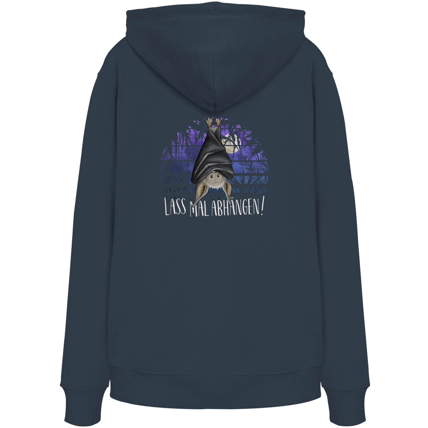 Lass mal abhängen Fledermaus - Organic Hoodie