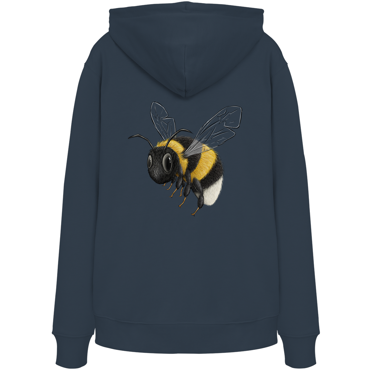 Kleine brummige Hummel Illustration - Organic Hoodie
