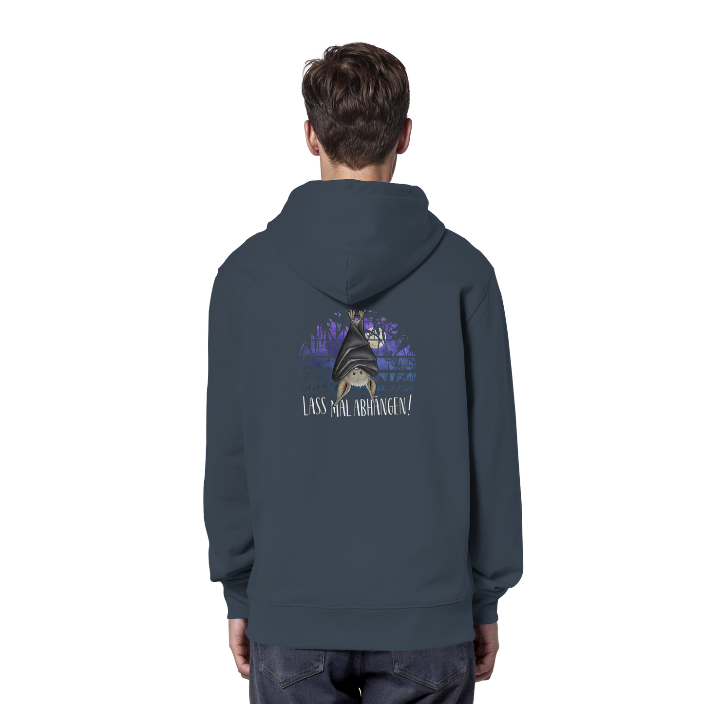 Lass mal abhängen Fledermaus - Organic Hoodie