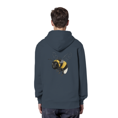 Kleine brummige Hummel Illustration - Organic Hoodie