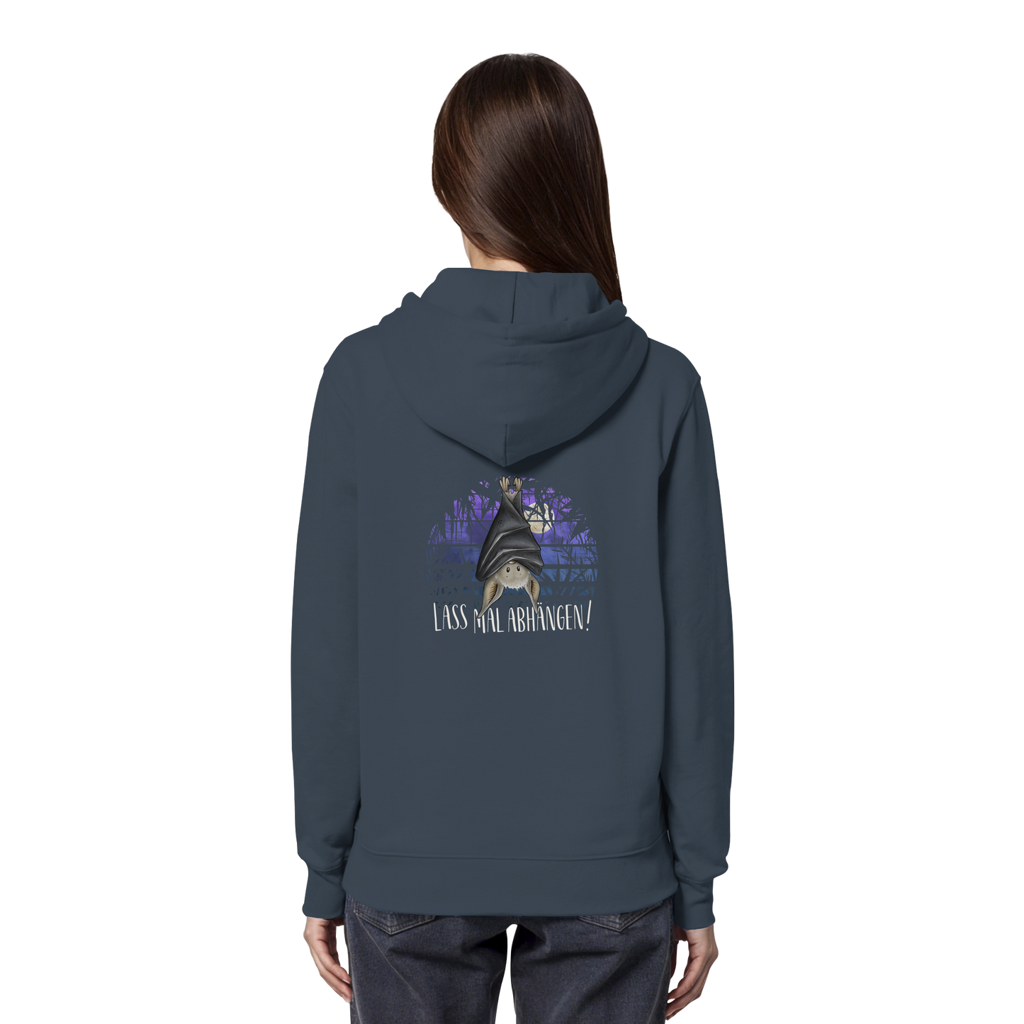 Lass mal abhängen Fledermaus - Organic Hoodie