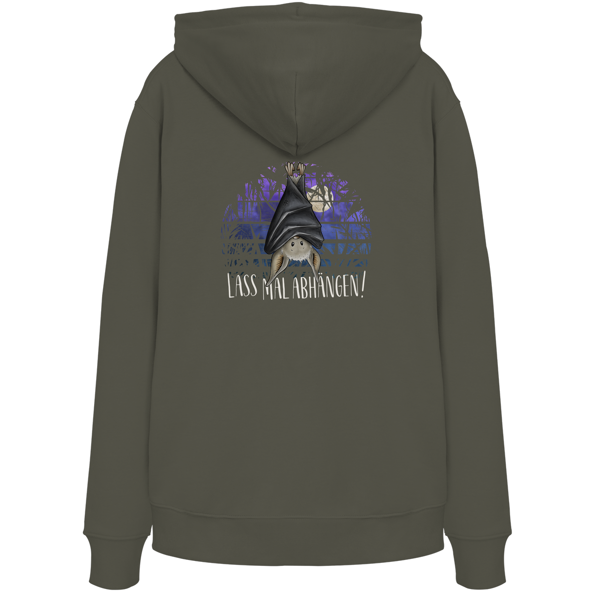 Lass mal abhängen Fledermaus - Organic Hoodie