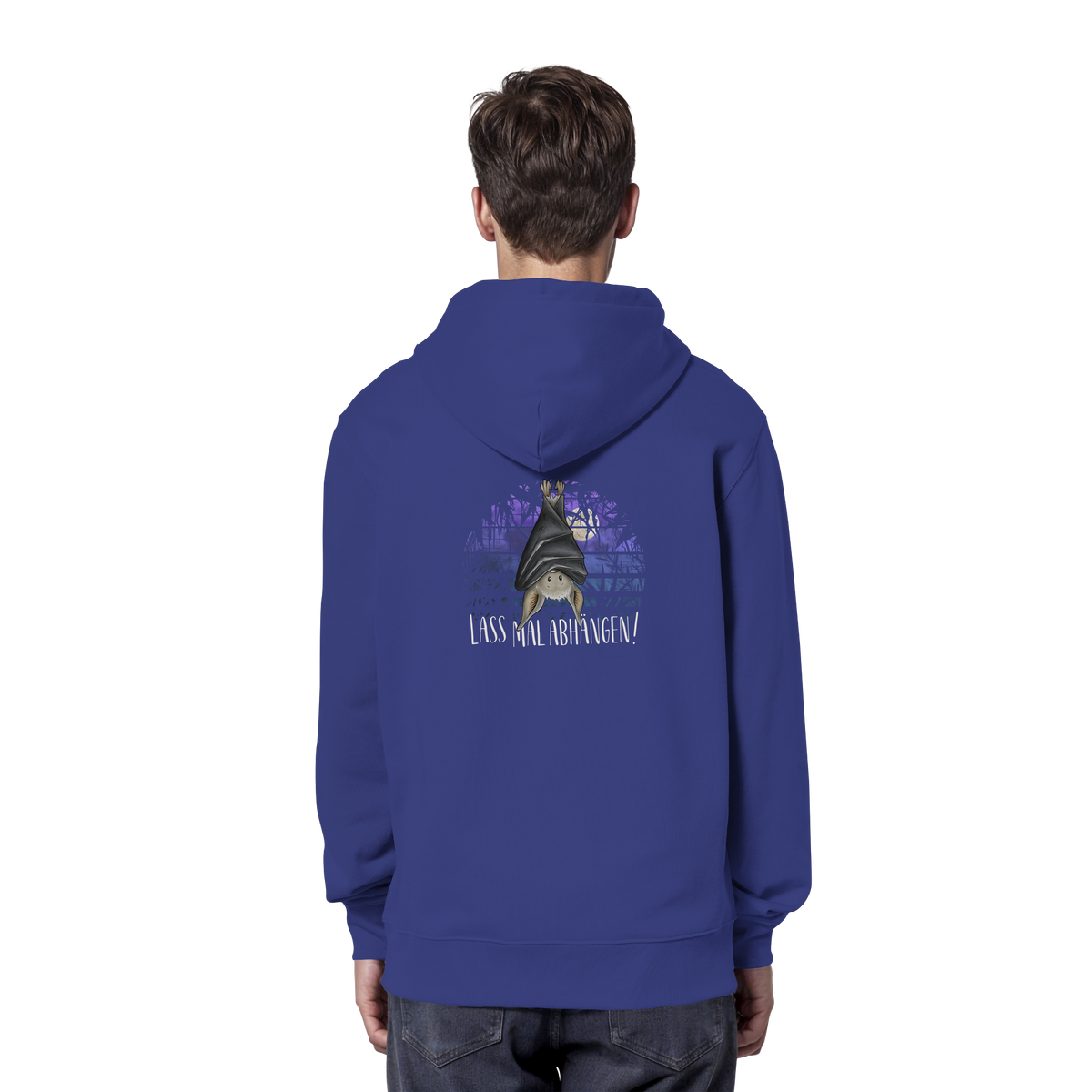 Lass mal abhängen Fledermaus - Organic Hoodie