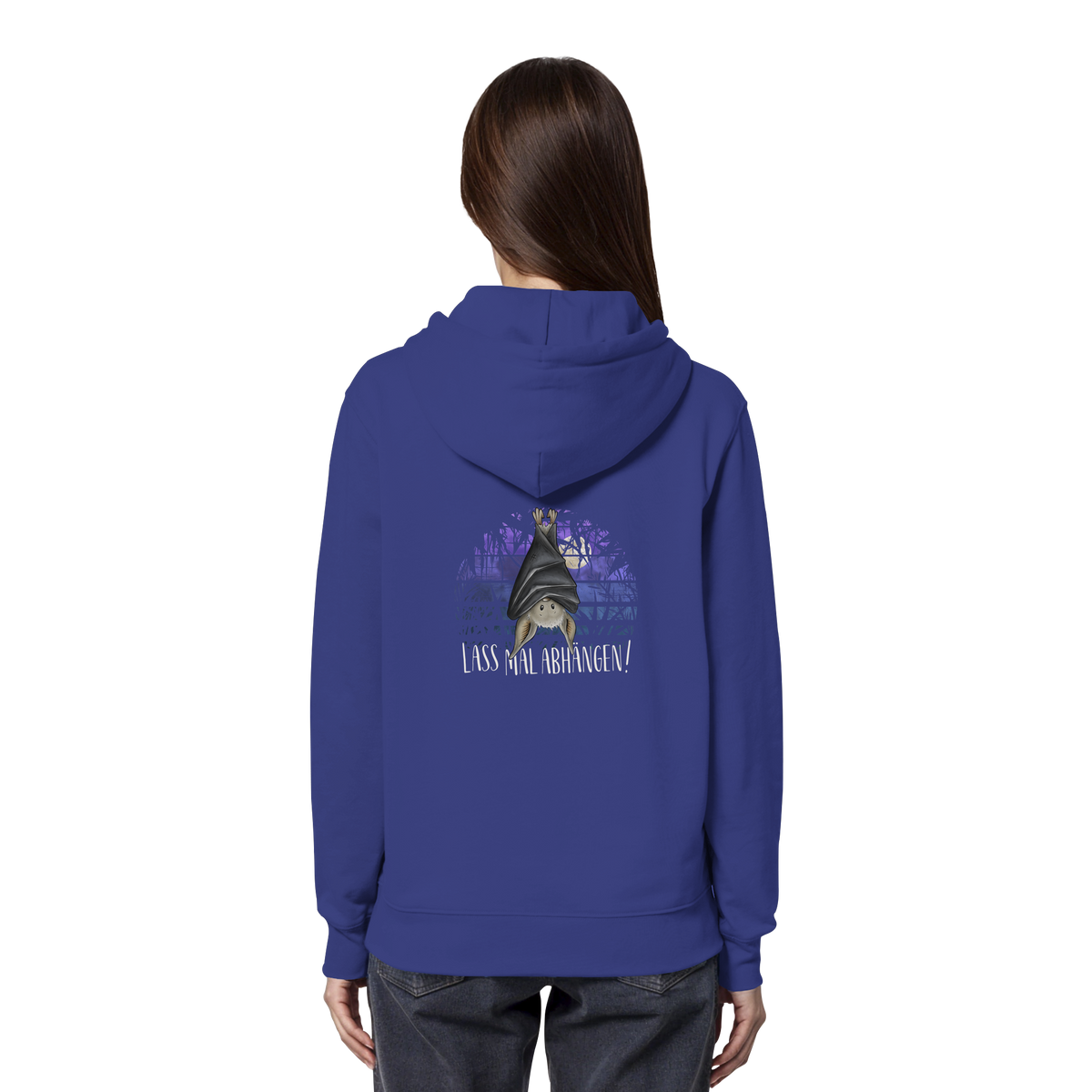Lass mal abhängen Fledermaus - Organic Hoodie