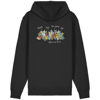 Nope, Nee, Nö Katzen - Organic Relaxed Zipper