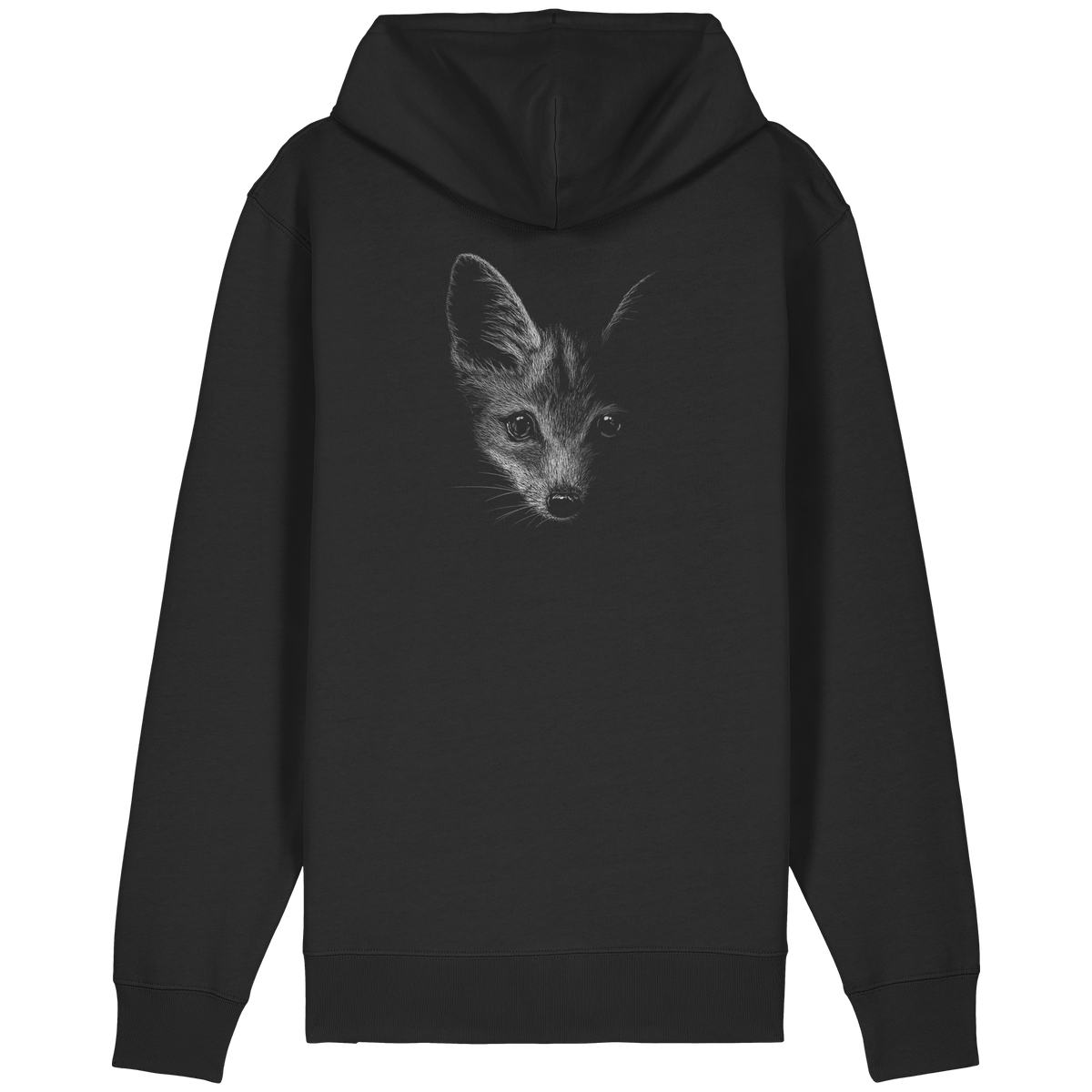 Fuchs Kritzelkunst Illustration - Organic Relaxed Zipper