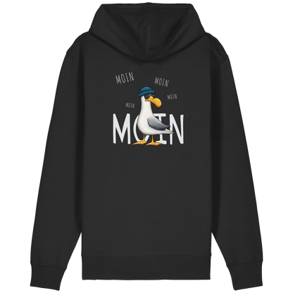 Moin Moin Lässige Hipster Möwe  - Organic Relaxed Zipper