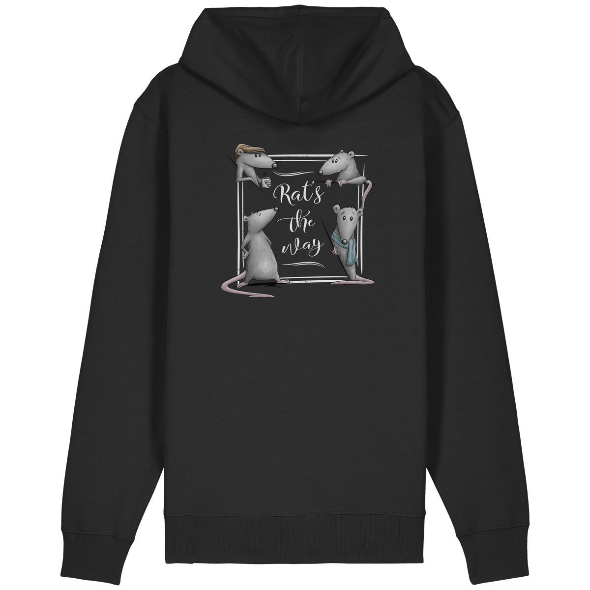 Rat’s The Way Kaffeehaus Ratten - Organic Relaxed Zipper