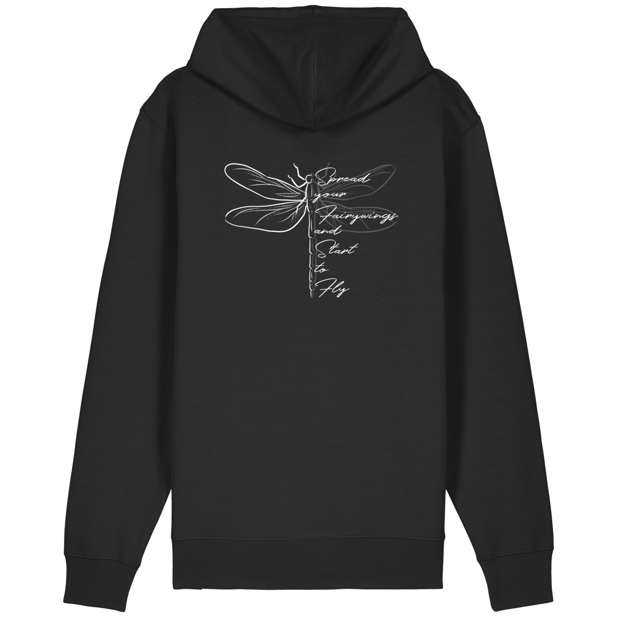 Breite die Flügel aus und flieg los | Libelle - Organic Relaxed Zipper