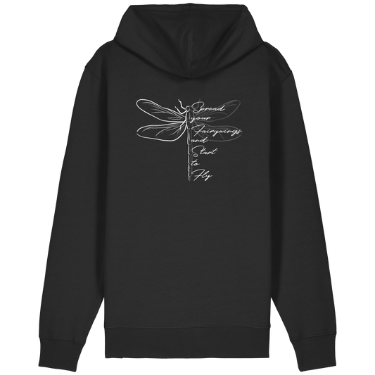 Breite die Flügel aus und flieg los | Libelle - Organic Relaxed Zipper