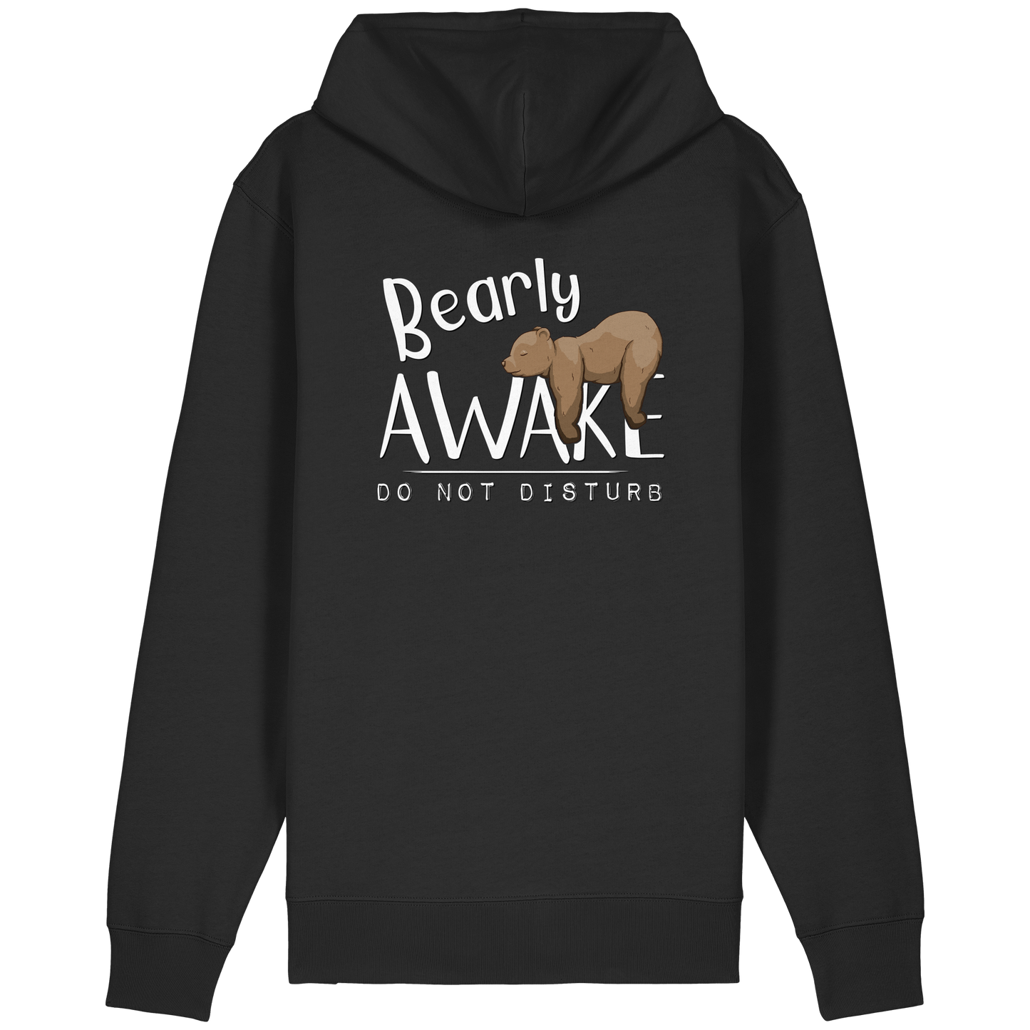 Bearly Awake Bitte nicht stören Bär - Organic Relaxed Zipper