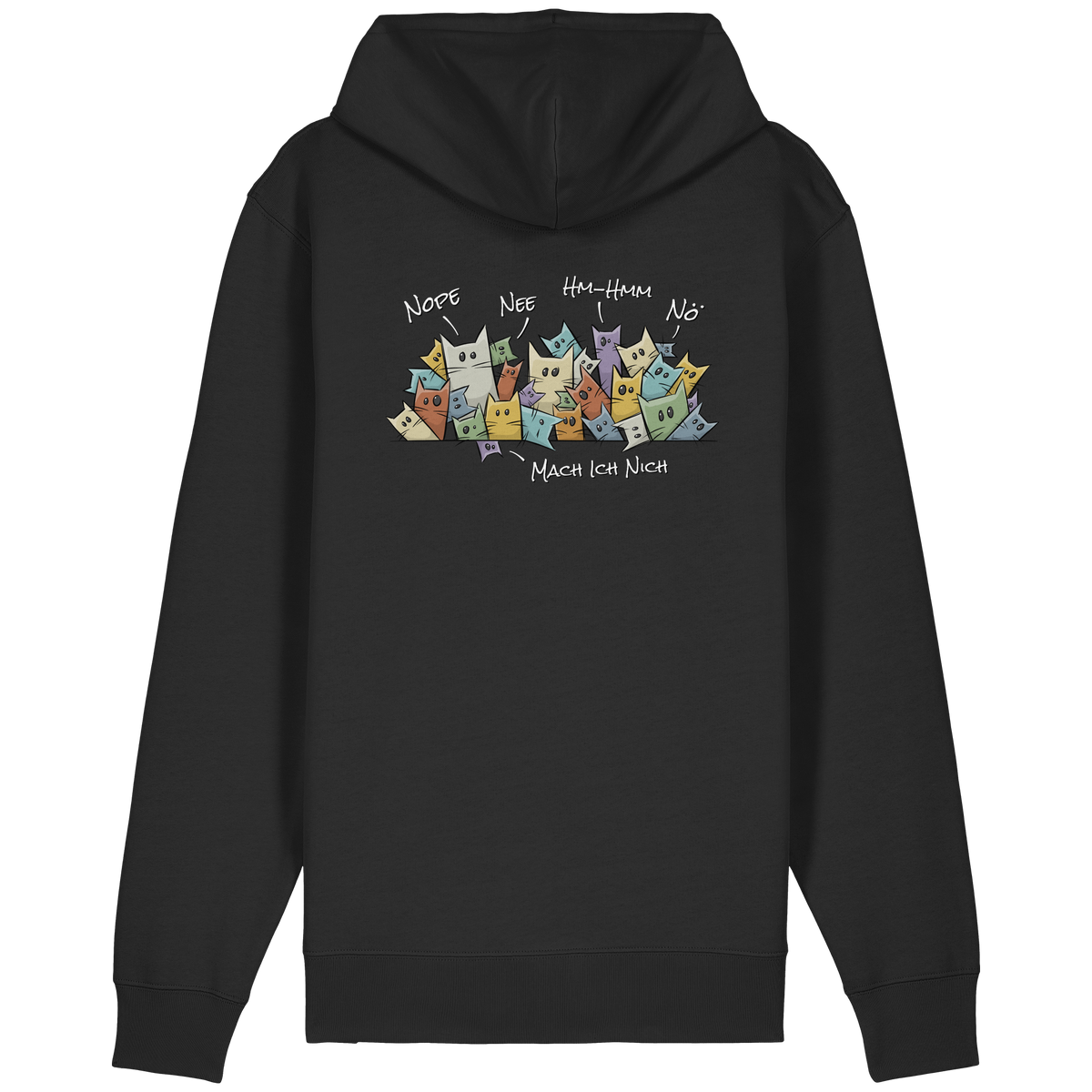 Nope, Nee, Nö Katzen - Organic Relaxed Zipper